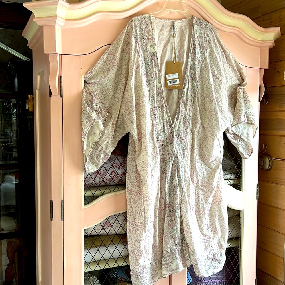 MP European Cotton Hand block Print Kimono.